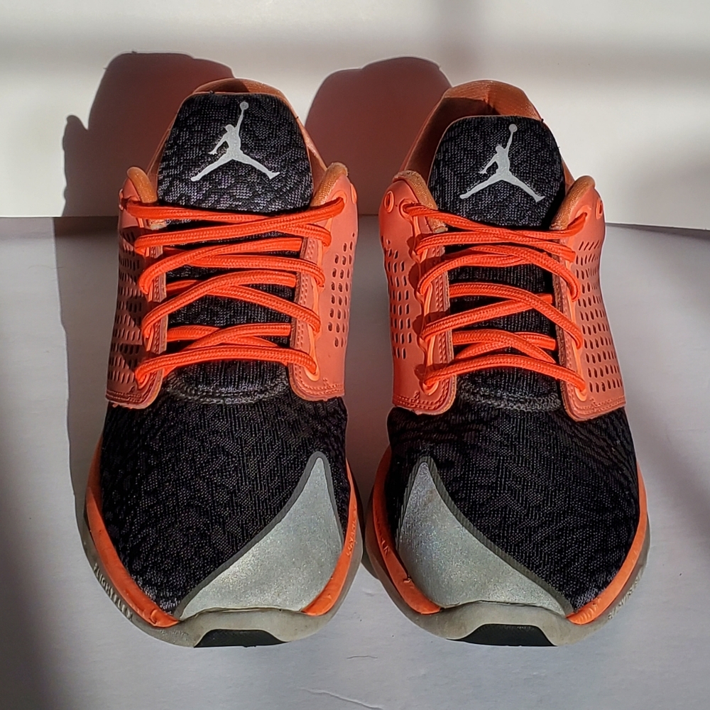 Nike Orange and Black Athletic Shoes with Breathable Mesh